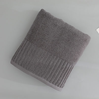 100% cotton thickened solid color household bath towel