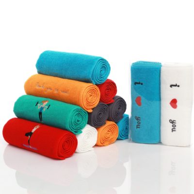 Professional absorbent soft and quick-drying towel Embroidered logo custom running yoga fitness towel