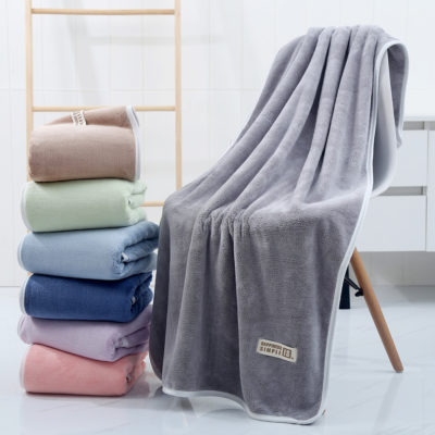 Private brand high-quality microfiber bath towels for family hotel bathroom sets