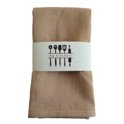 Factory stock square plain cotton linen napkin gourmet background cloth