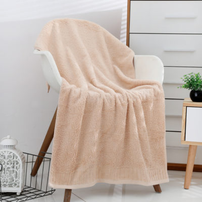 Pure cotton thick plain bath towel hotel hotel combed long-staple cotton soft absorbent bath towel