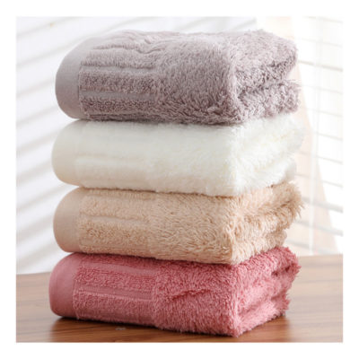 Pure cotton thick plain bath towel hotel hotel combed long-staple cotton soft absorbent bath towel