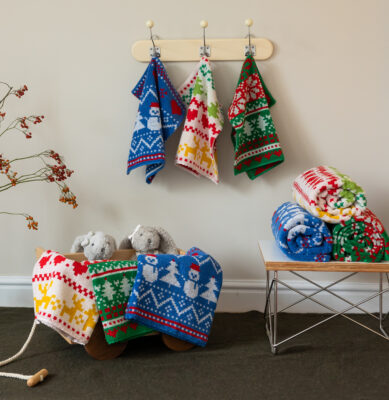 32S long-staple 100% cotton twistless yarn Christmas towels