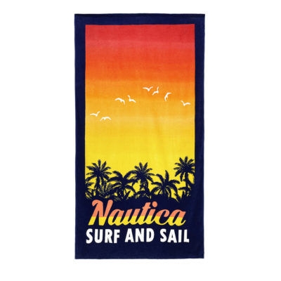 Reactive printing absorbent swimming travel large bath cotton beach towel