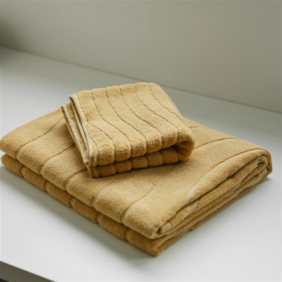 Ins solid color new simple style absorbent cotton bath towel set