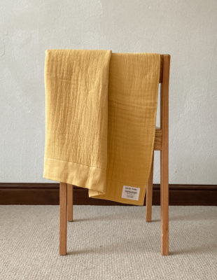 Vintage gauze solid color bath towel set