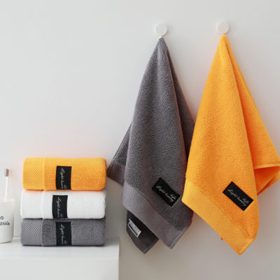Combed long staple cotton thickened bath towel set