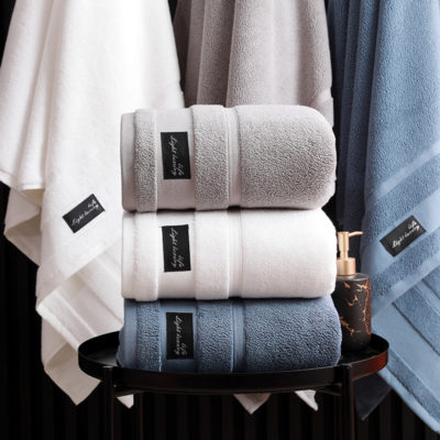 Combed long staple cotton hotel commercial bath towel set